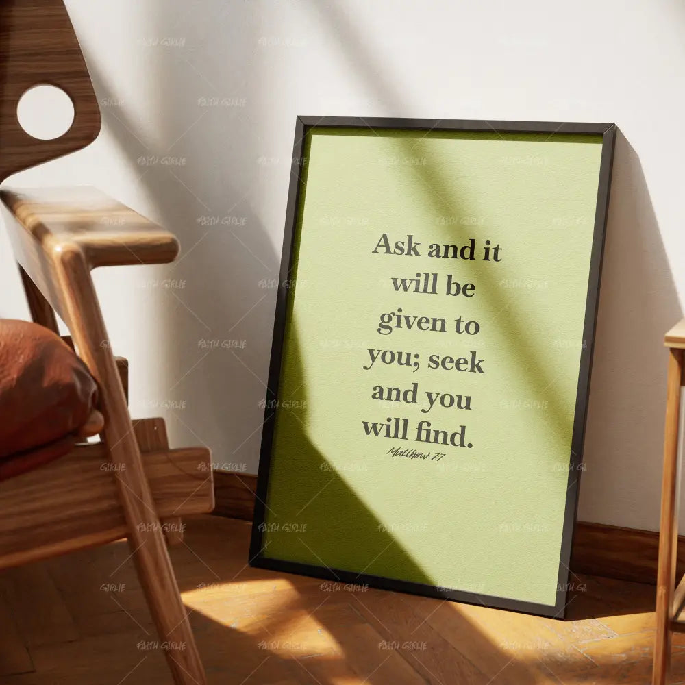 Ask and Seek - Wall Art