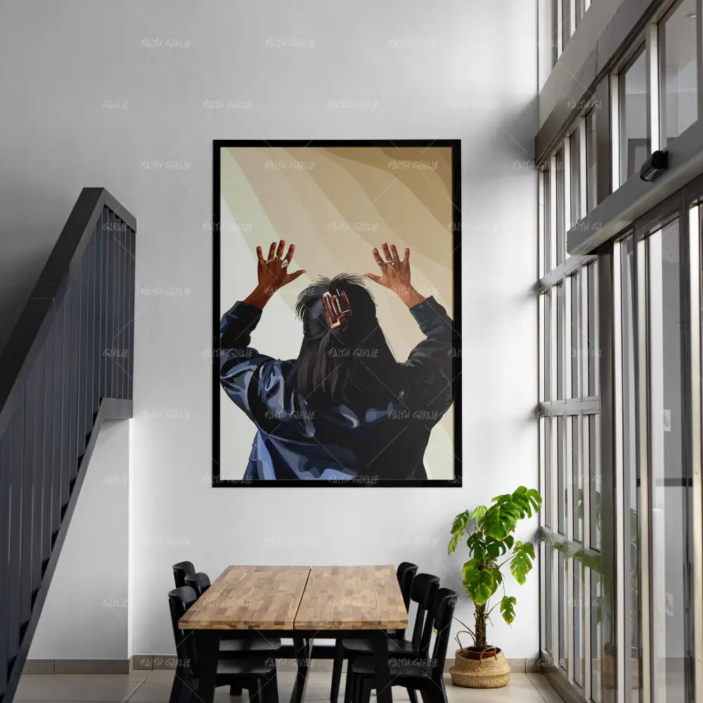 But God!- Bible verse wall art and Christian wall art by Faith Girlie featuring faith-inspired designs, uplifting Scripture, and modern Christian home decor. Perfect for Christian living room decor, bedroom decor, office decor, prayer room decor, and meaningful Christian gifts for women and families.-Faith Girlie