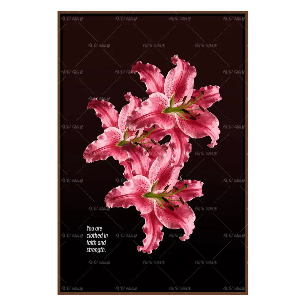 Clothed in Faith- Bible verse wall art and Christian wall art by Faith Girlie featuring faith-inspired designs, uplifting Scripture, and modern Christian home decor. Perfect for Christian living room decor, bedroom decor, office decor, prayer room decor, and meaningful Christian gifts for women and families.-Faith Girlie