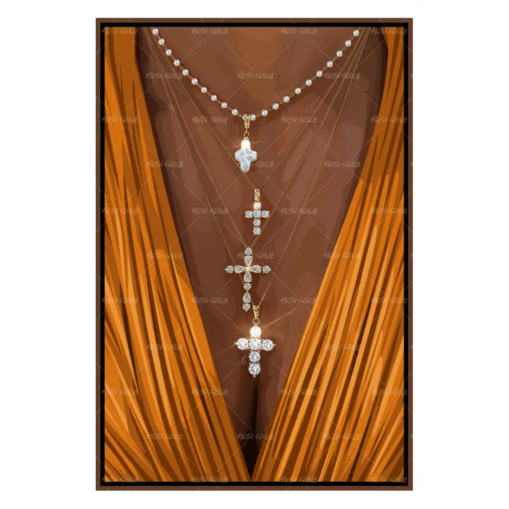 Cross Necklaces - Wall Art
