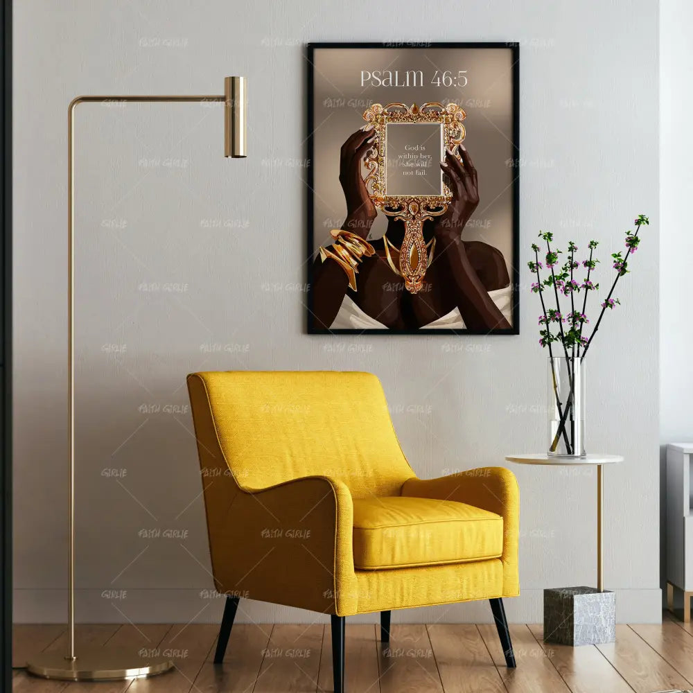 Dark Psalm 46:5 - Wall Art