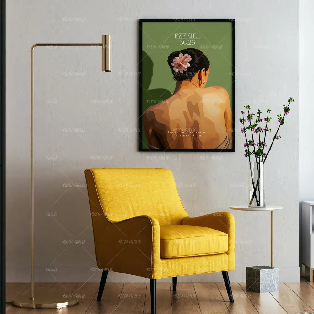Ezekiel 36:26 - Wall Art