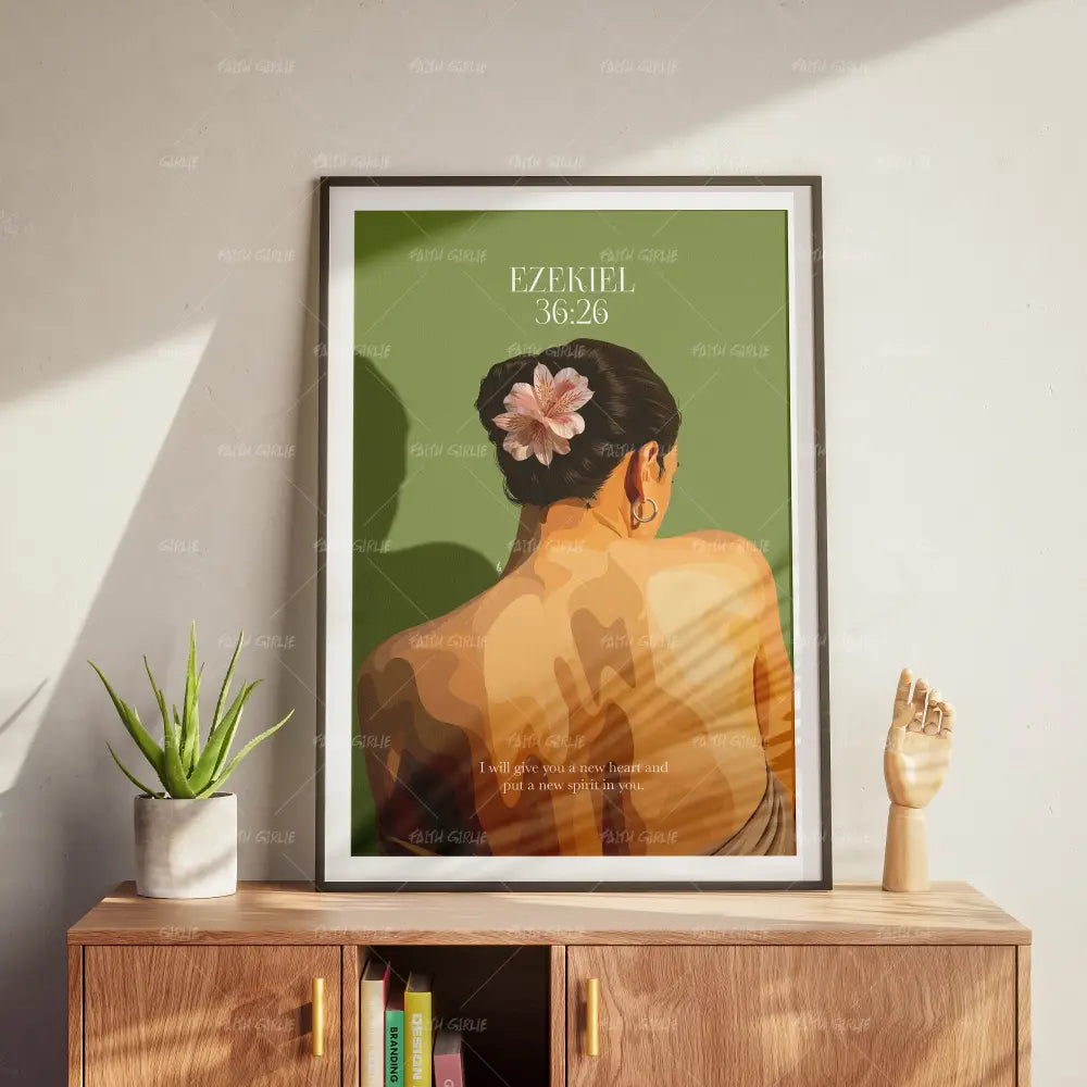 Ezekiel 36:26 - Wall Art