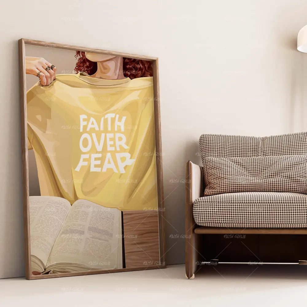 Faith First-wall art print featuring decorative artistic design suitable for living rooms, offices, and schools by Faith Girlie. Elevate your space with faith-inspired wall art designed to bring peace, purpose, and beauty into your home. At Faith Girlie, each piece is thoughtfully created to inspire reflection, strengthen faith, and celebrate a life grounded in God’s word.