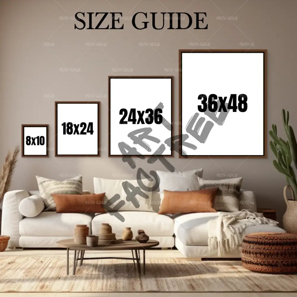 Faith- Bible verse wall art and Christian wall art by Faith Girlie featuring faith-inspired designs, uplifting Scripture, and modern Christian home decor. Perfect for Christian living room decor, bedroom decor, office decor, prayer room decor, and meaningful Christian gifts for women and families.-Faith Girlie