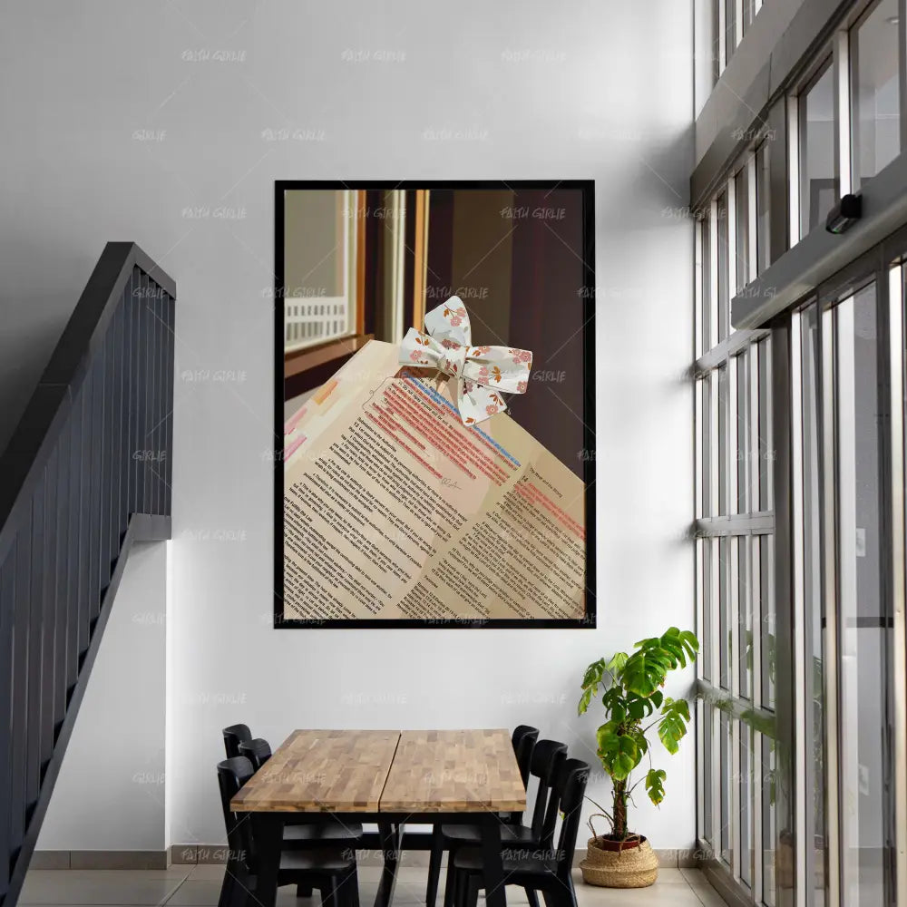 Gift of Grace-wall art print featuring decorative artistic design suitable for living rooms, offices, and schools by Faith Girlie. Elevate your space with faith-inspired wall art designed to bring peace, purpose, and beauty into your home. At Faith Girlie, each piece is thoughtfully created to inspire reflection, strengthen faith, and celebrate a life grounded in God’s word.