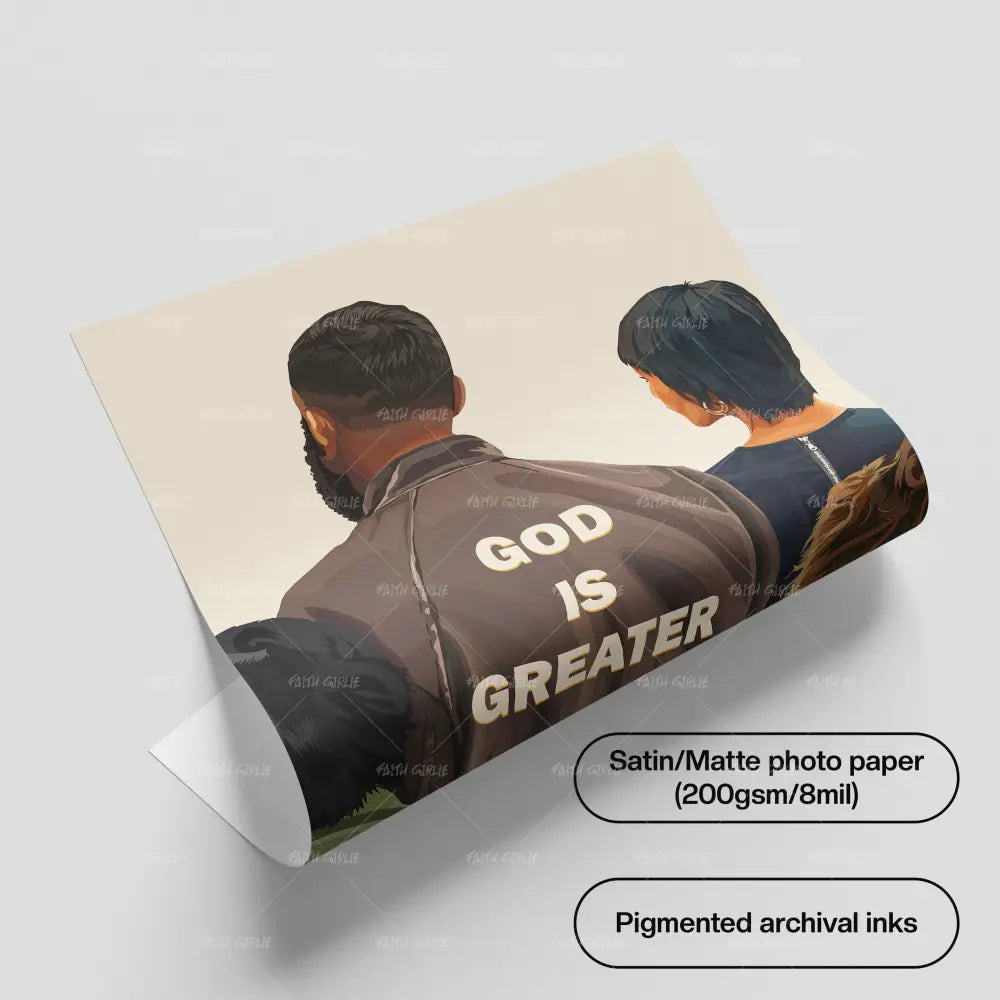 God Is Greater - Wall Art