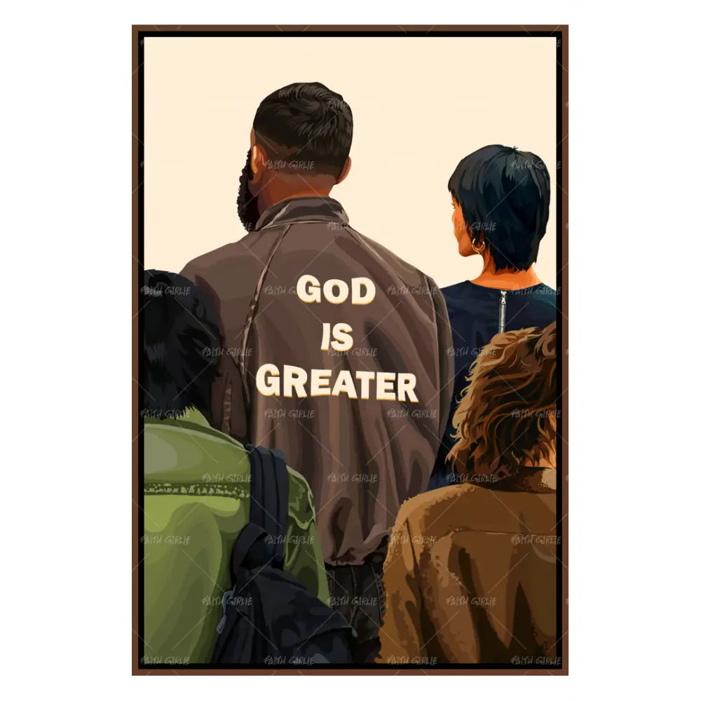 God Is Greater - Wall Art
