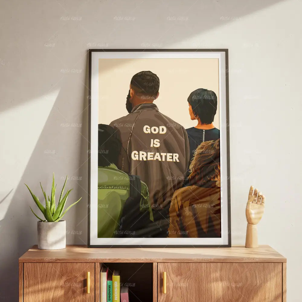 God Is Greater - Wall Art