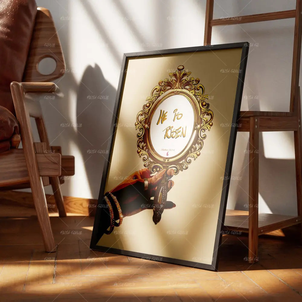 He Is Risen- Bible verse wall art and Christian wall art by Faith Girlie featuring faith-inspired designs, uplifting Scripture, and modern Christian home decor. Perfect for Christian living room decor, bedroom decor, office decor, prayer room decor, and meaningful Christian gifts for women and families.-Faith Girlie
