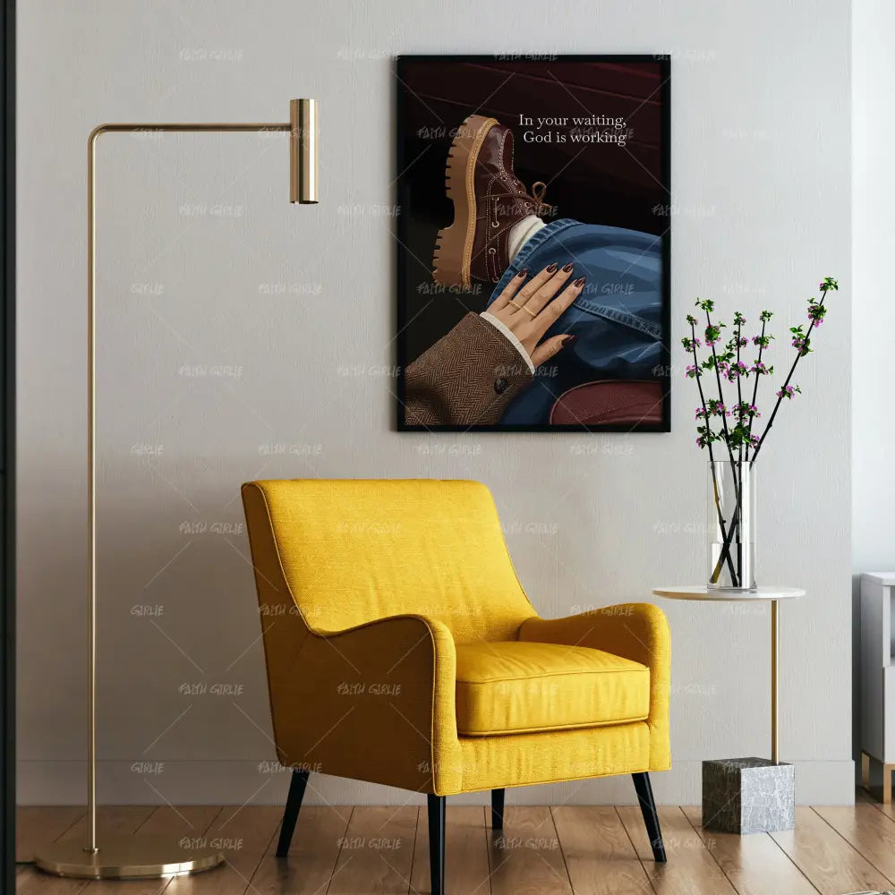 He is Working - Wall Art