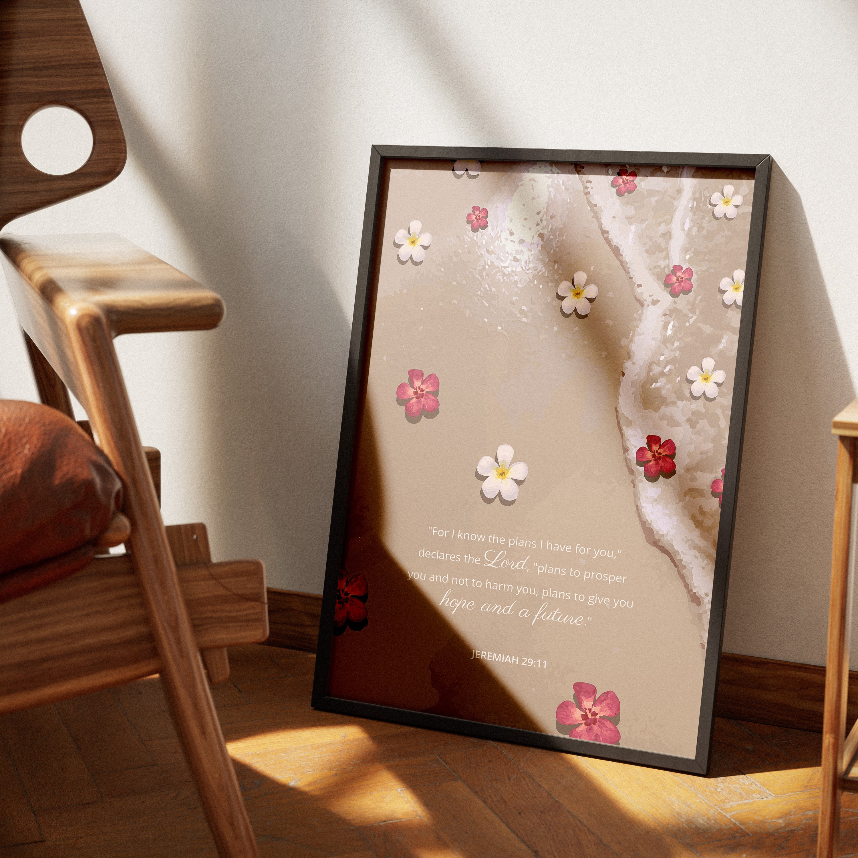 Hope and Future- Bible verse wall art and Christian wall art by Faith Girlie featuring faith-inspired designs, uplifting Scripture, and modern Christian home decor. Perfect for Christian living room decor, bedroom decor, office decor, prayer room decor, and meaningful Christian gifts for women and families.-Faith Girlie