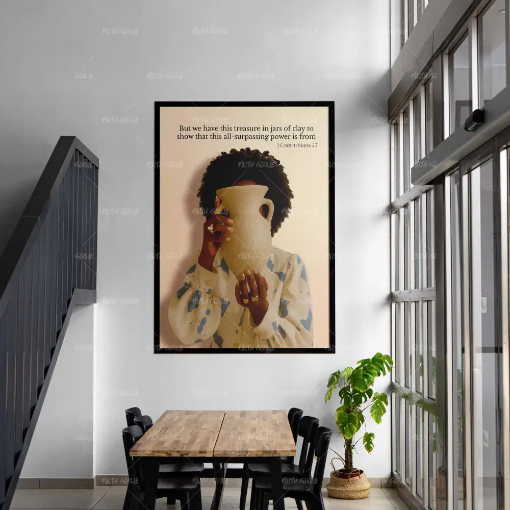 II Corinthians 47- Bible verse wall art and Christian wall art by Faith Girlie featuring faith-inspired designs, uplifting Scripture, and modern Christian home decor. Perfect for Christian living room decor, bedroom decor, office decor, prayer room decor, and meaningful Christian gifts for women and families.-Faith Girlie
