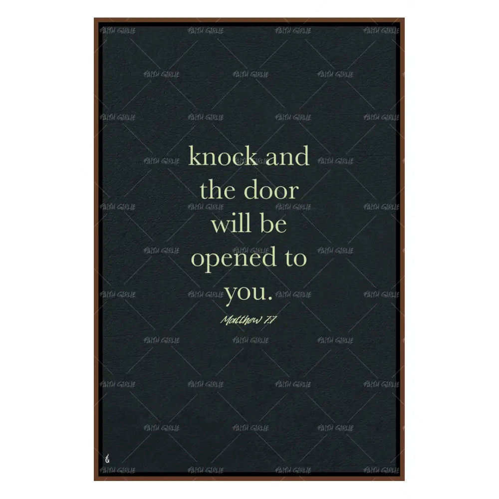 It will be Open - Wall Art