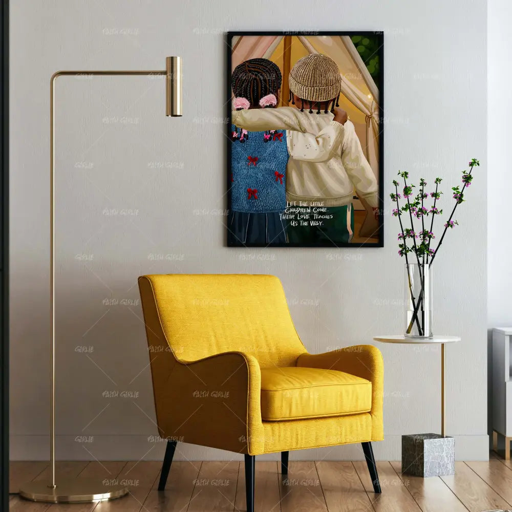 Little Love- Bible verse wall art and Christian wall art by Faith Girlie featuring faith-inspired designs, uplifting Scripture, and modern Christian home decor. Perfect for Christian living room decor, bedroom decor, office decor, prayer room decor, and meaningful Christian gifts for women and families.-Faith Girlie