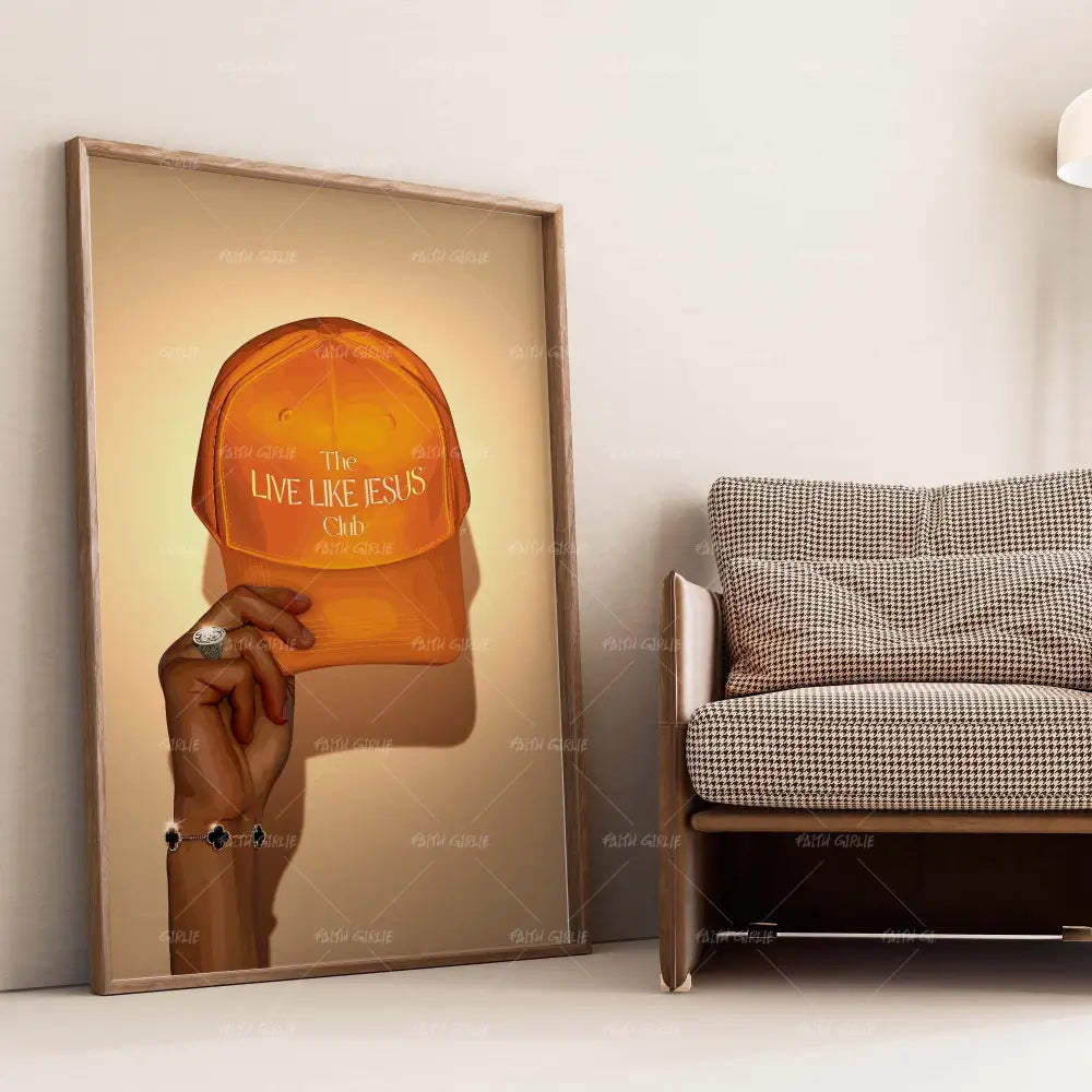 Live Like Jesus- Bible verse wall art and Christian wall art by Faith Girlie featuring faith-inspired designs, uplifting Scripture, and modern Christian home decor. Perfect for Christian living room decor, bedroom decor, office decor, prayer room decor, and meaningful Christian gifts for women and families.-Faith Girlie