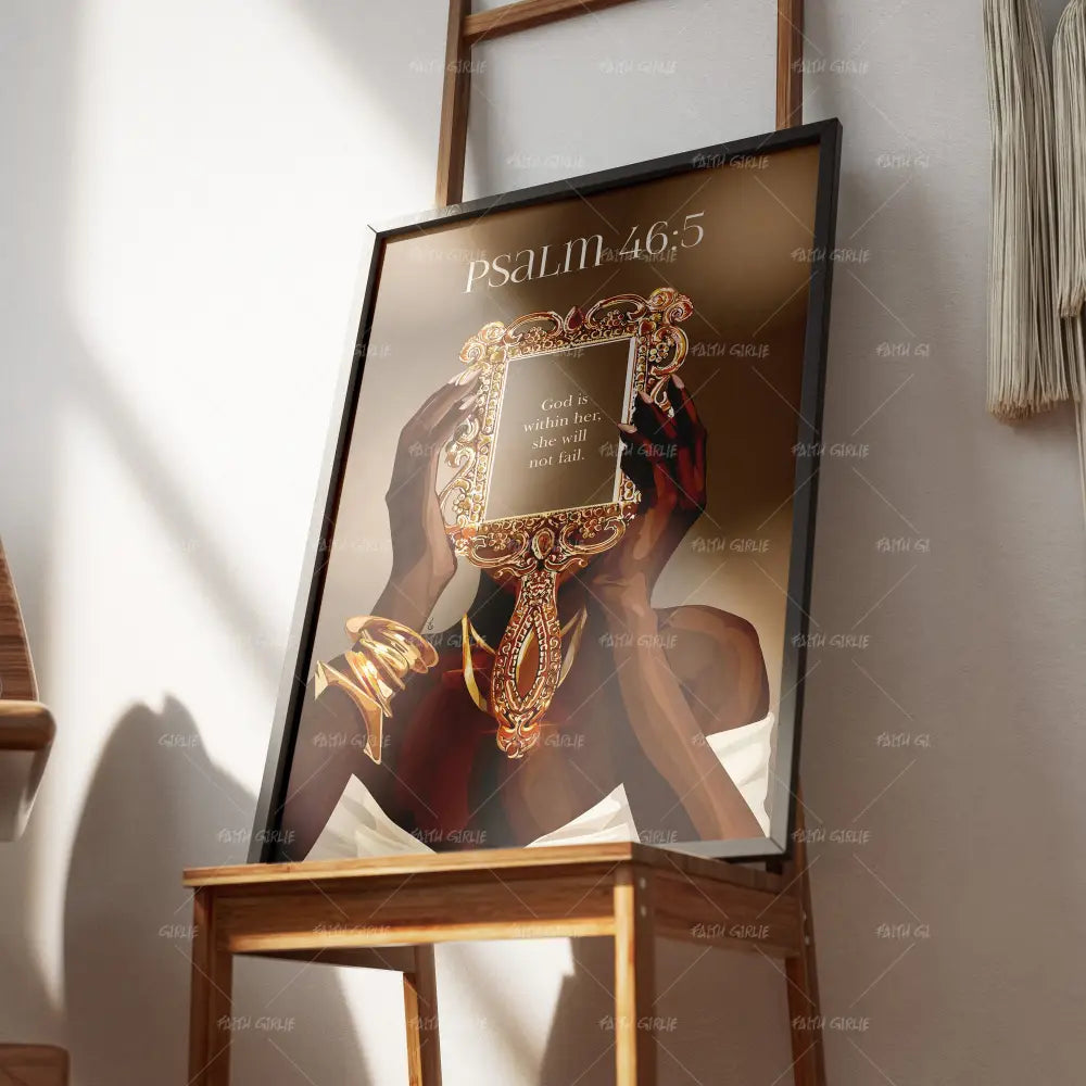Medium Psalm 46:5 - Wall Art