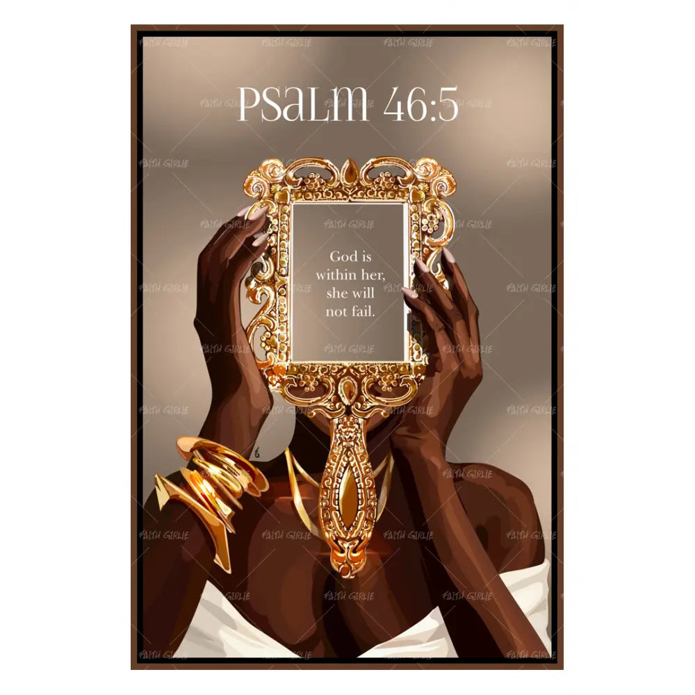 Medium Psalm 46:5 - Wall Art