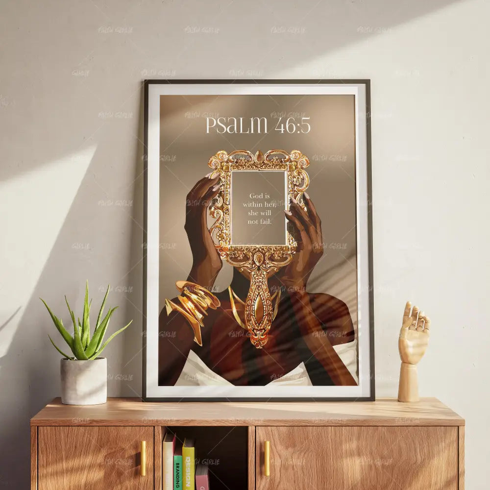 Medium Psalm 46:5 - Wall Art