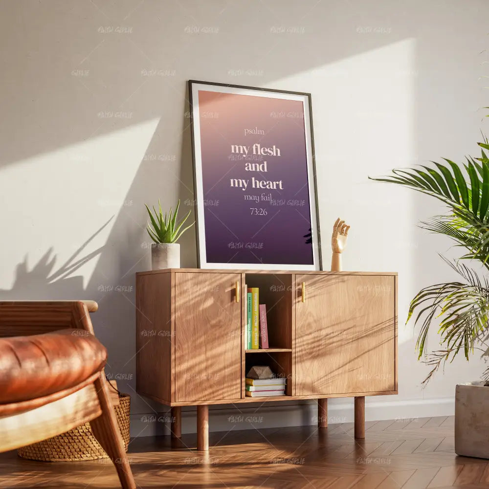 My flesh- Bible verse wall art and Christian wall art by Faith Girlie featuring faith-inspired designs, uplifting Scripture, and modern Christian home decor. Perfect for Christian living room decor, bedroom decor, office decor, prayer room decor, and meaningful Christian gifts for women and families.-Faith Girlie