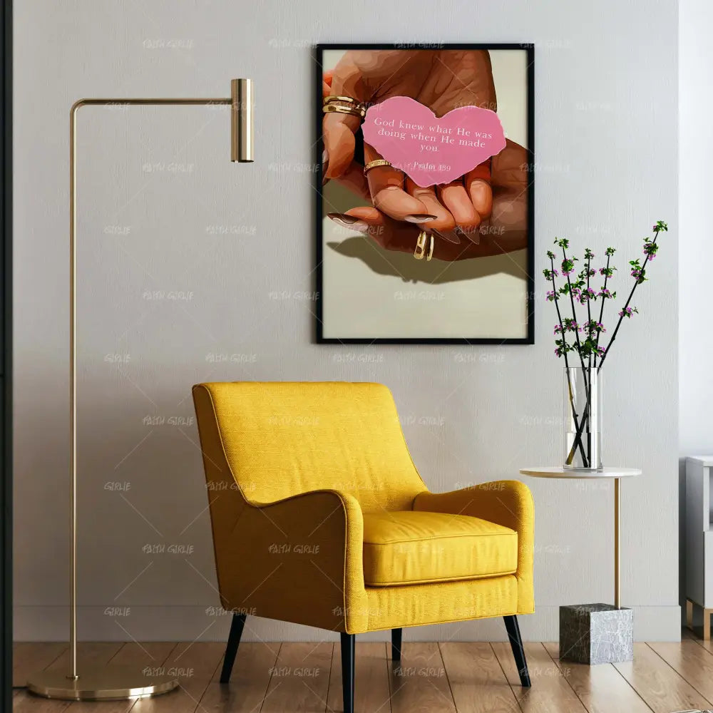 No Mistake- Bible verse wall art and Christian wall art by Faith Girlie featuring faith-inspired designs, uplifting Scripture, and modern Christian home decor. Perfect for Christian living room decor, bedroom decor, office decor, prayer room decor, and meaningful Christian gifts for women and families.-Faith Girlie