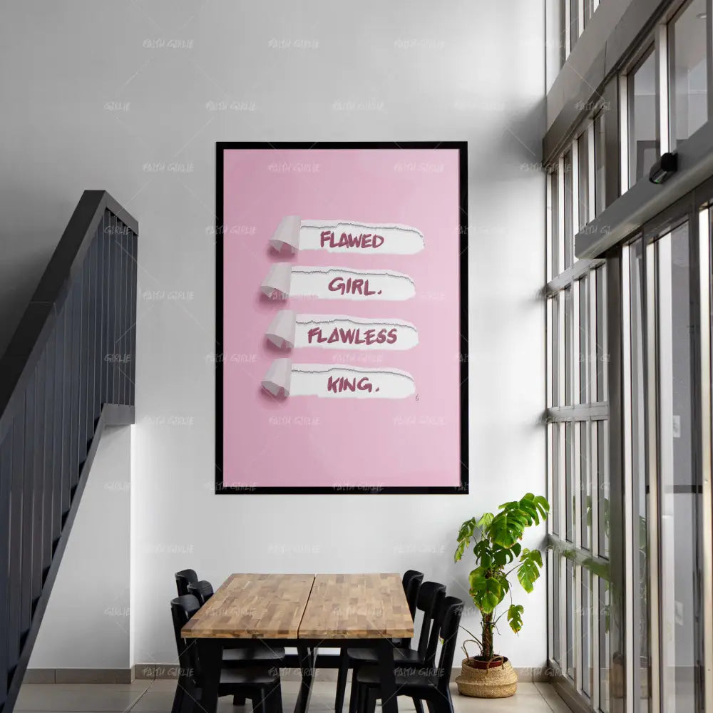 Perfected In Him- Bible verse wall art and Christian wall art by Faith Girlie featuring faith-inspired designs, uplifting Scripture, and modern Christian home decor. Perfect for Christian living room decor, bedroom decor, office decor, prayer room decor, and meaningful Christian gifts for women and families.-Faith Girlie