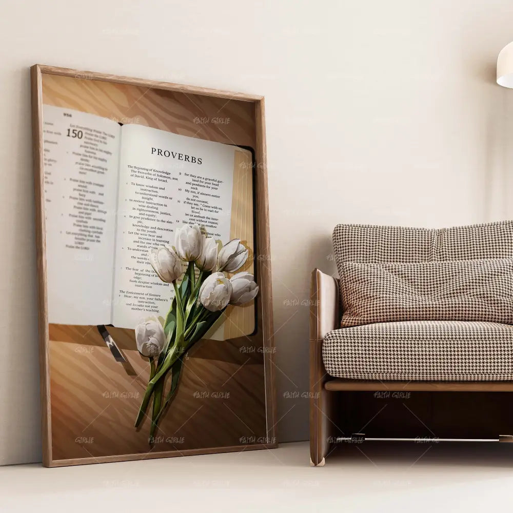 Proverbs- Bible verse wall art and Christian wall art by Faith Girlie featuring faith-inspired designs, uplifting Scripture, and modern Christian home decor. Perfect for Christian living room decor, bedroom decor, office decor, prayer room decor, and meaningful Christian gifts for women and families.-Faith Girlie