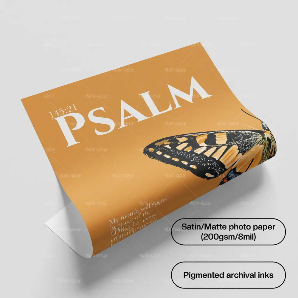 Psalm 145:21 - Wall Art