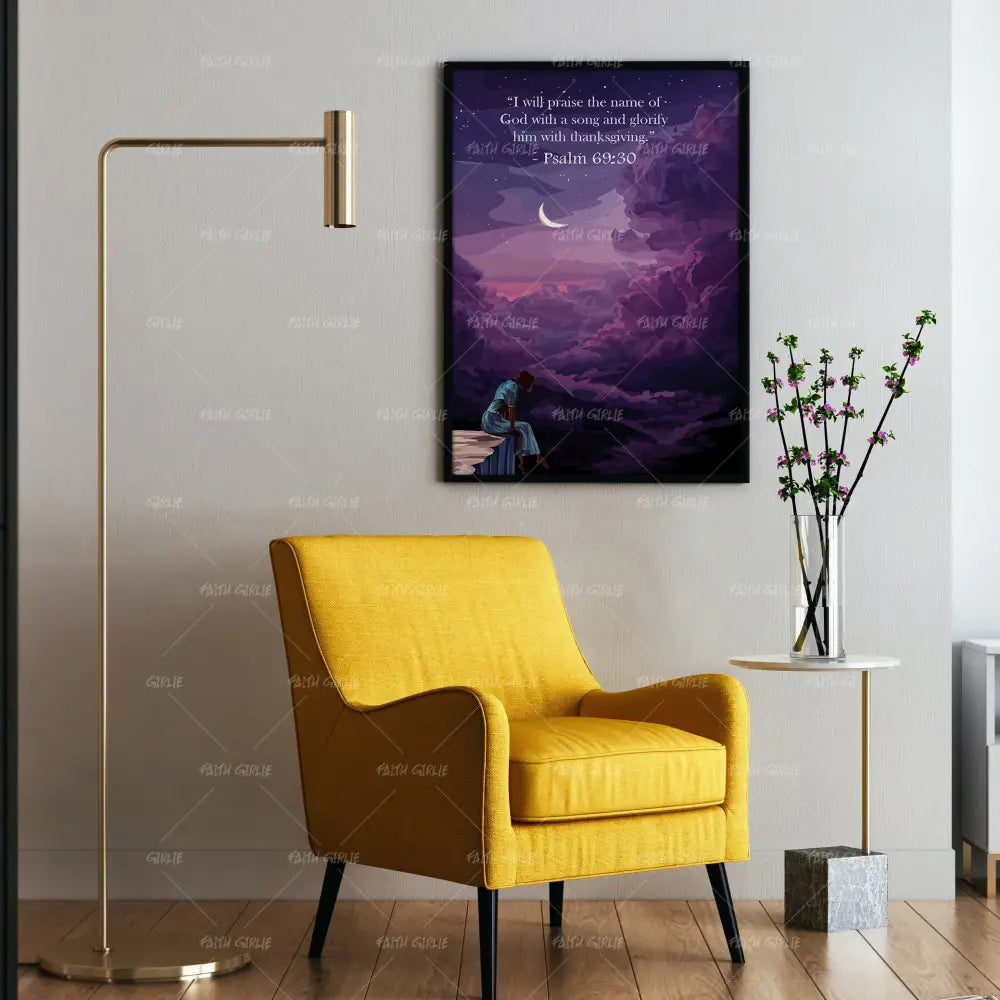 Psalm 69:30 - Wall Art