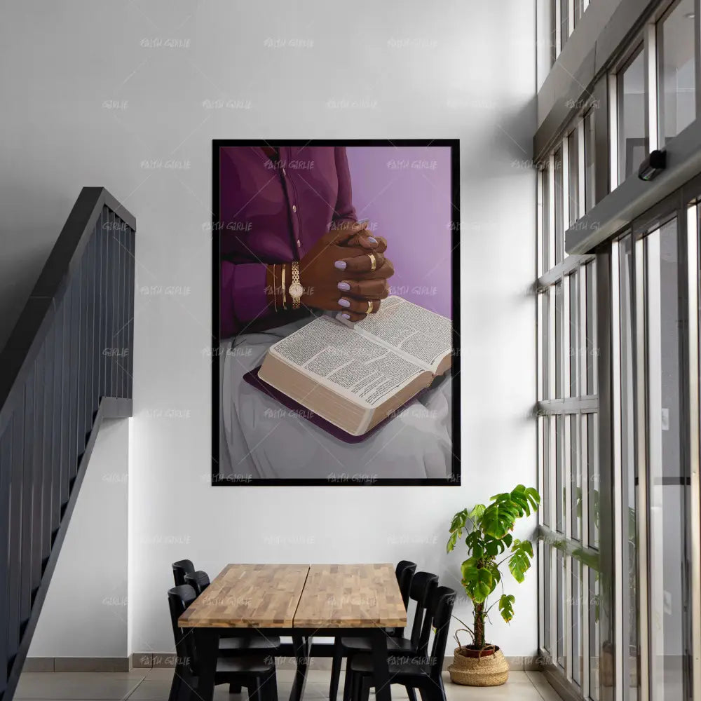 Scripture Study- Bible verse wall art and Christian wall art by Faith Girlie featuring faith-inspired designs, uplifting Scripture, and modern Christian home decor. Perfect for Christian living room decor, bedroom decor, office decor, prayer room decor, and meaningful Christian gifts for women and families.-Faith Girlie