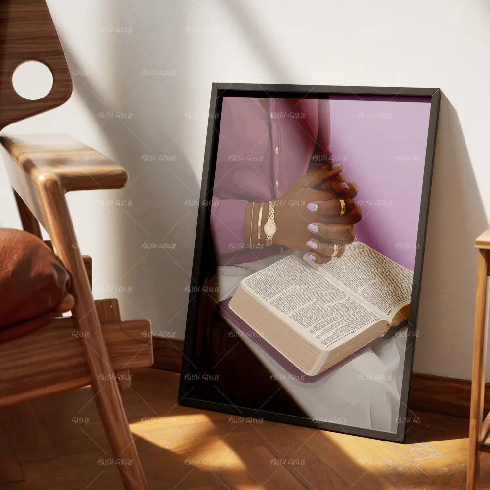 Scripture Study- Bible verse wall art and Christian wall art by Faith Girlie featuring faith-inspired designs, uplifting Scripture, and modern Christian home decor. Perfect for Christian living room decor, bedroom decor, office decor, prayer room decor, and meaningful Christian gifts for women and families.-Faith Girlie