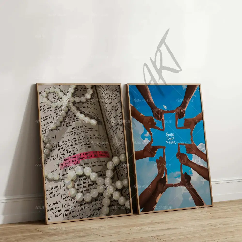 Surrounded By Grace- Bible verse wall art and Christian wall art by Faith Girlie featuring faith-inspired designs, uplifting Scripture, and modern Christian home decor. Perfect for Christian living room decor, bedroom decor, office decor, prayer room decor, and meaningful Christian gifts for women and families.-Faith Girlie