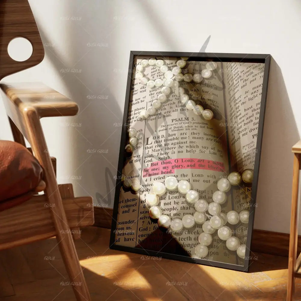 Surrounded By Grace- Bible verse wall art and Christian wall art by Faith Girlie featuring faith-inspired designs, uplifting Scripture, and modern Christian home decor. Perfect for Christian living room decor, bedroom decor, office decor, prayer room decor, and meaningful Christian gifts for women and families.-Faith Girlie