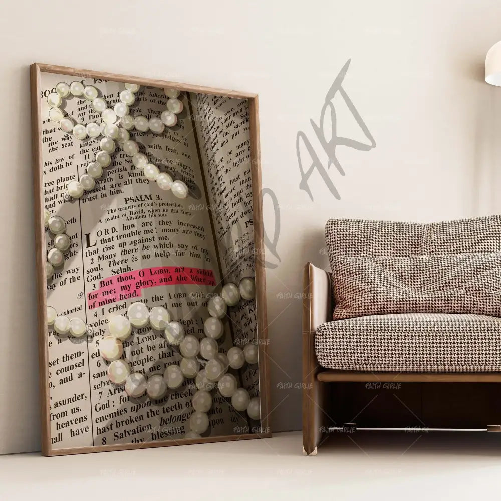 Surrounded By Grace- Bible verse wall art and Christian wall art by Faith Girlie featuring faith-inspired designs, uplifting Scripture, and modern Christian home decor. Perfect for Christian living room decor, bedroom decor, office decor, prayer room decor, and meaningful Christian gifts for women and families.-Faith Girlie