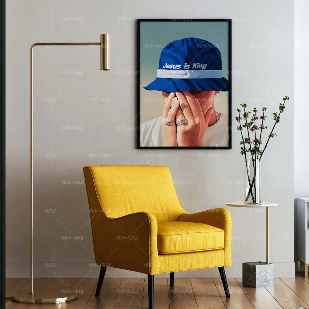 The Jesus Cap- Bible verse wall art and Christian wall art by Faith Girlie featuring faith-inspired designs, uplifting Scripture, and modern Christian home decor. Perfect for Christian living room decor, bedroom decor, office decor, prayer room decor, and meaningful Christian gifts for women and families.-Faith Girlie