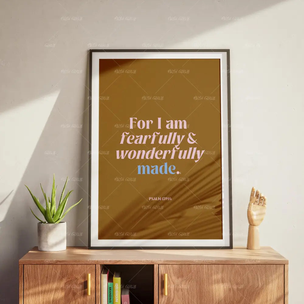 Wonderfully Made - Wall Art