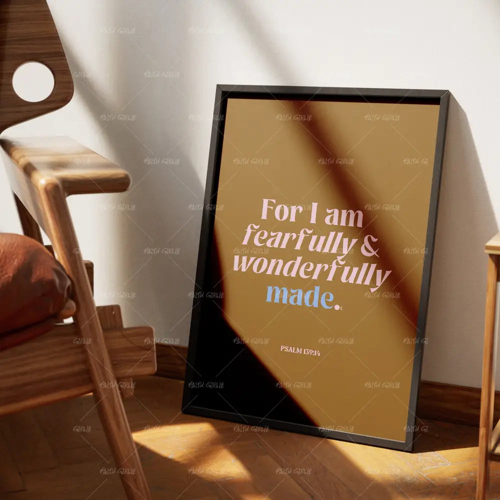 Wonderfully Made - Wall Art